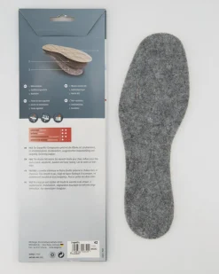 Doppelfilz Sohle Einlegesohlen in Weiß