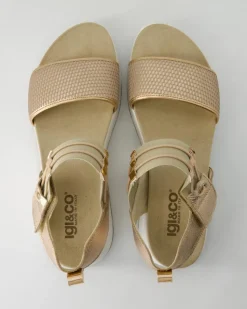 DRN 76775 Sandalen in Beige