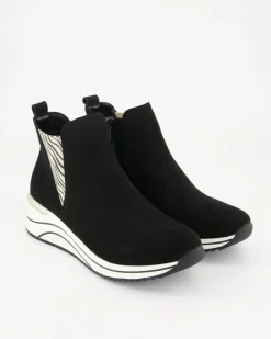 D0T75-03 Stiefeletten in Schwarz