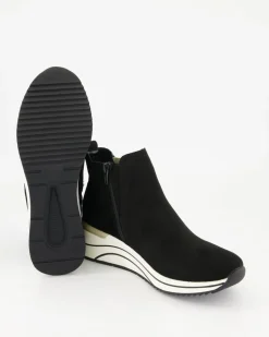 D0T75-03 Stiefeletten in Schwarz