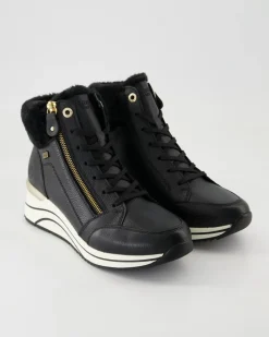 D0T77-02 Stiefeletten in Schwarz