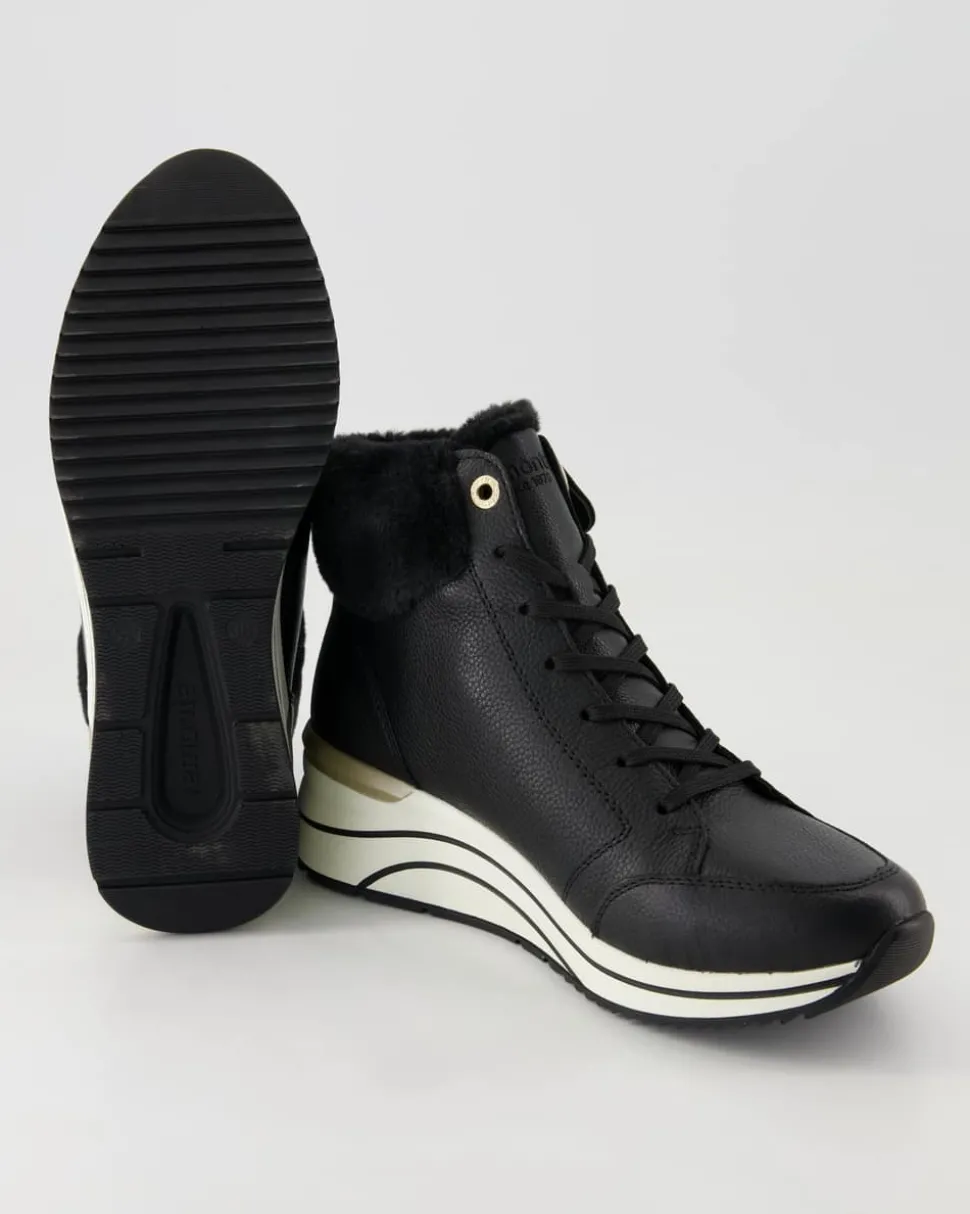 D0T77-02 Stiefeletten in Schwarz