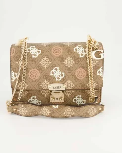 Eliette Logo Cnvrtble XBdy Flp Umhängetasche in Beige