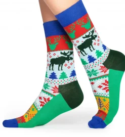 Fair Isle Sock Socken in Mehrfarbig