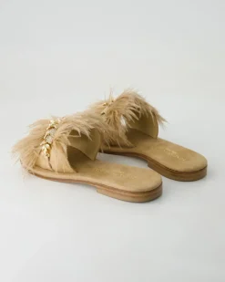 FB1114-503 Pantoletten in Beige