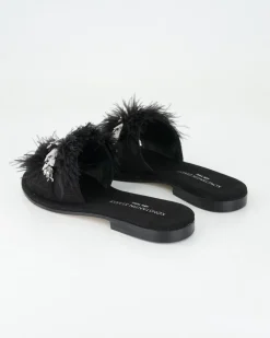 FB1114 Pantoletten in Schwarz