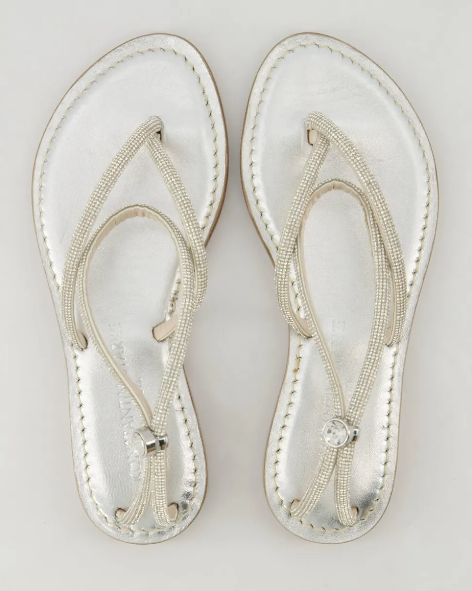 FD03 Sandalen in Silber