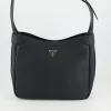 Fedora Hobo Shoulder Bag Handtasche in Schwarz