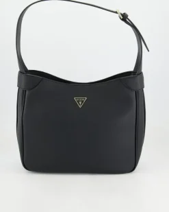 Fedora Hobo Shoulder Bag Handtasche in Schwarz