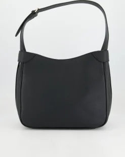 Fedora Hobo Shoulder Bag Handtasche in Schwarz