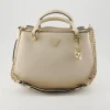 Fedora Shoulder Bag Handtasche in Beige
