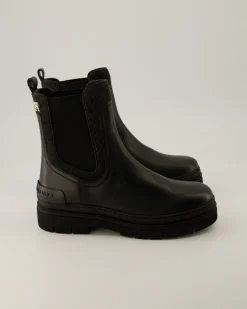 Feminine Felt Chelsea Bootie Chelsea Boots in Schwarz