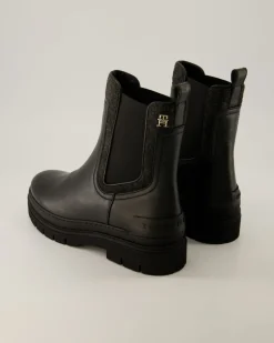 Feminine Felt Chelsea Bootie Chelsea Boots in Schwarz