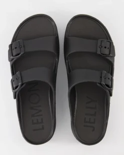 Fenix 01 Pantoletten in Schwarz