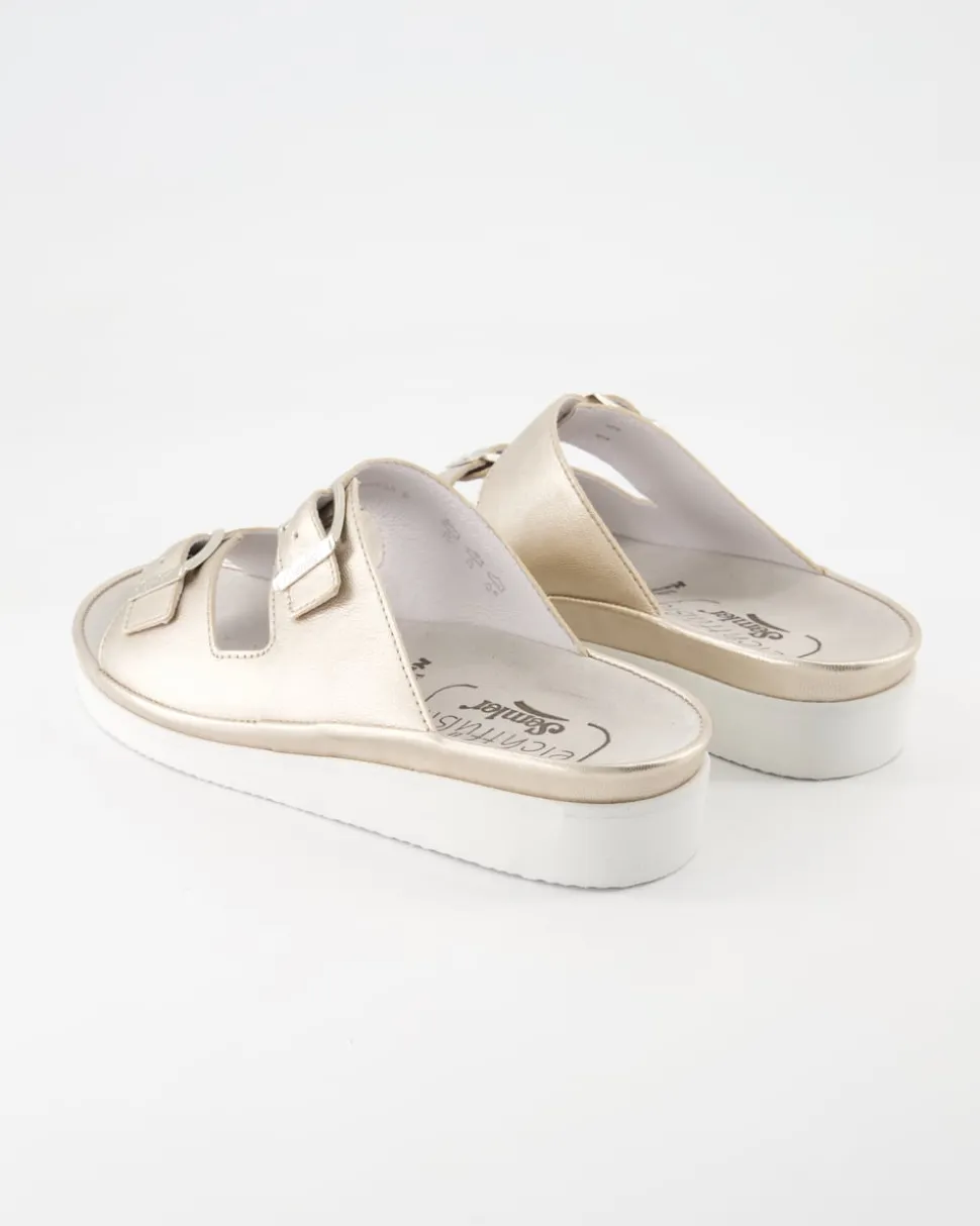 Fiesta Pantoletten in Gold