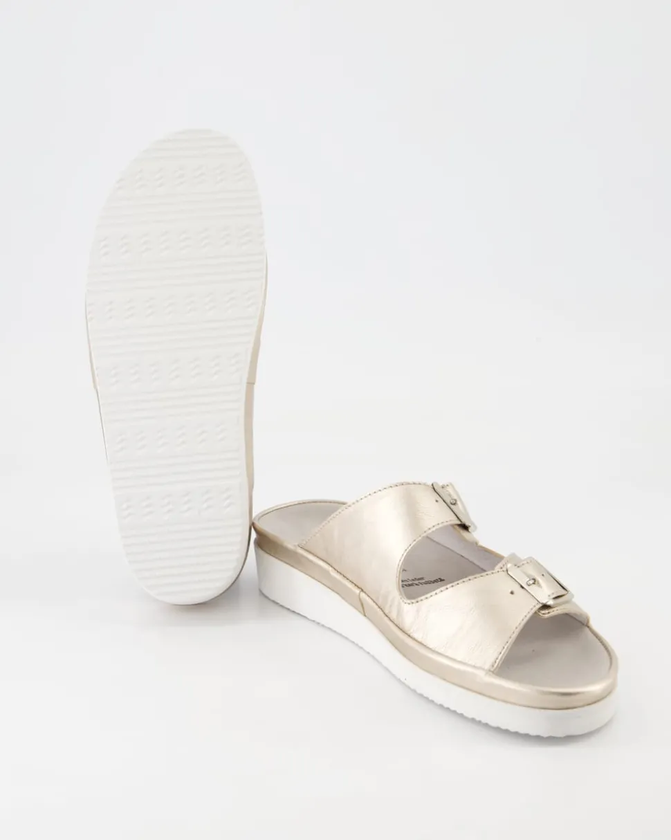 Fiesta Pantoletten in Gold