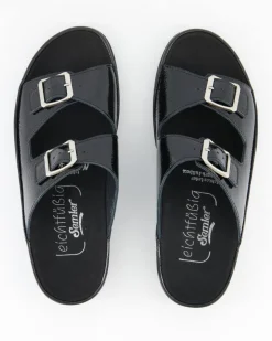 Fiesta Pantoletten in Schwarz