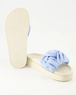 Fjord Flower Pantoletten in Blau