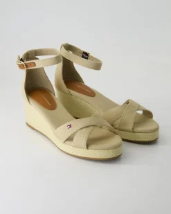 FLAG CRISS-CROS MID WEDGE ESPA Espadrilles in Beige