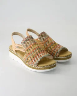 Flechtana Sandalen in Mehrfarbig