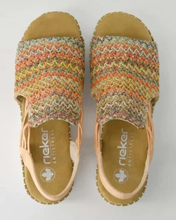 Flechtana Sandalen in Mehrfarbig