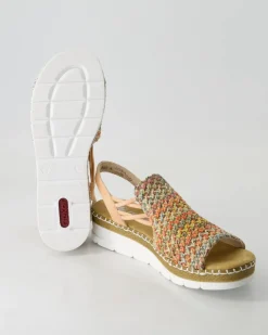 Flechtana Sandalen in Mehrfarbig