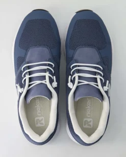 Foilmatt Sneaker in Blau