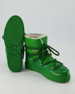 Full Leather Naplack Winterschuhe in Grün