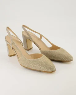 GD693 Slingpumps in Gold