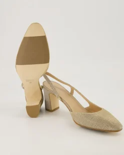 GD693 Slingpumps in Gold