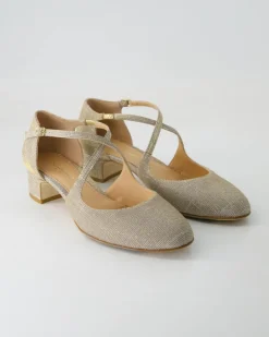 GE040 Slingpumps in Gold