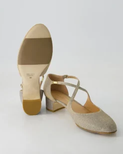 GE040 Slingpumps in Gold