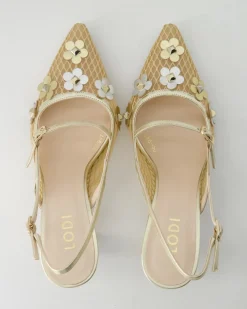 Genasti Slingpumps in Gold