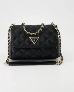 Giully Mini 2 Comp Cnvrtbl flp Handtasche in Schwarz