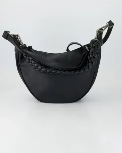 Good Vibes Only Hobo Umhängetasche in Schwarz