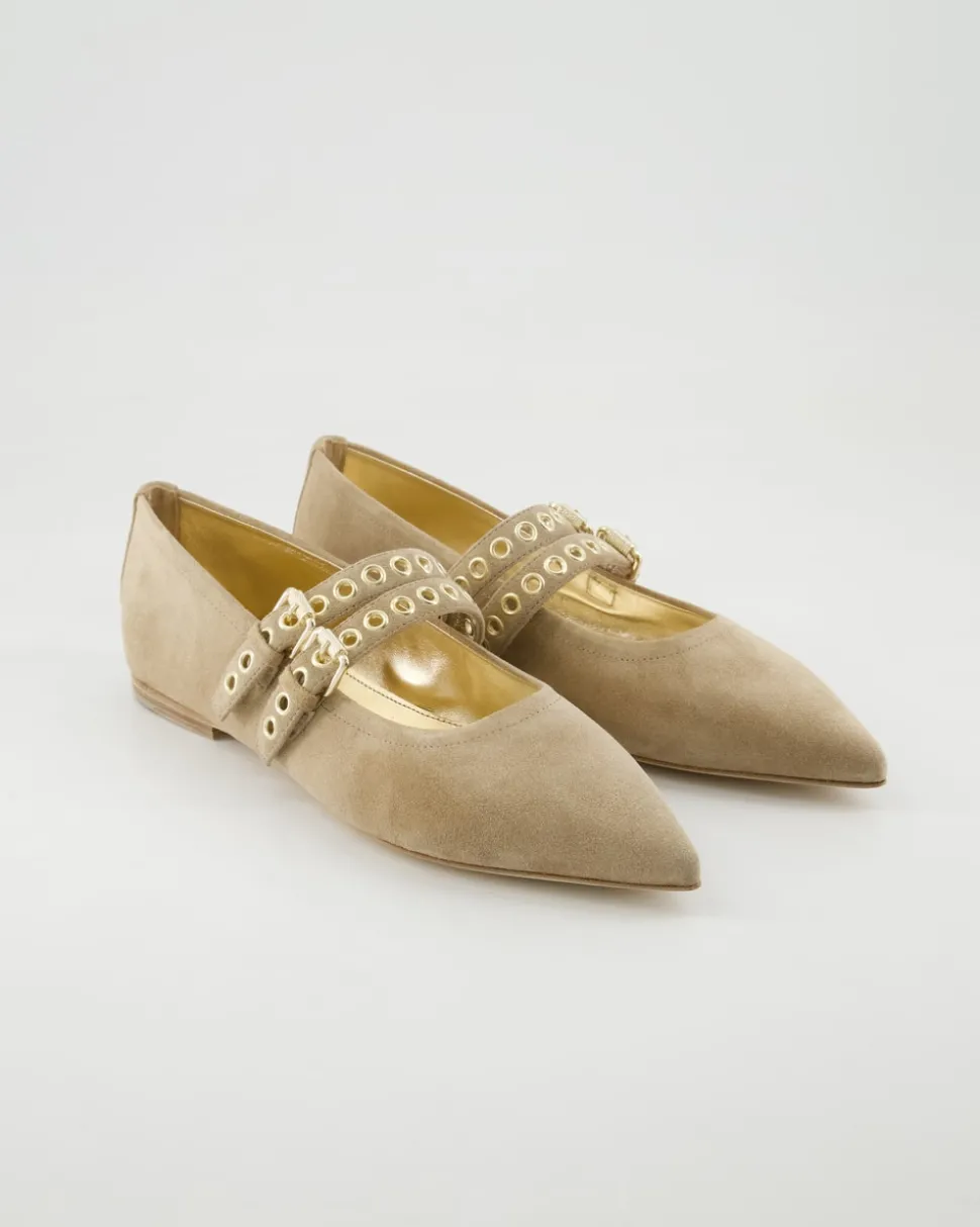 Greta Ballerinas in Beige