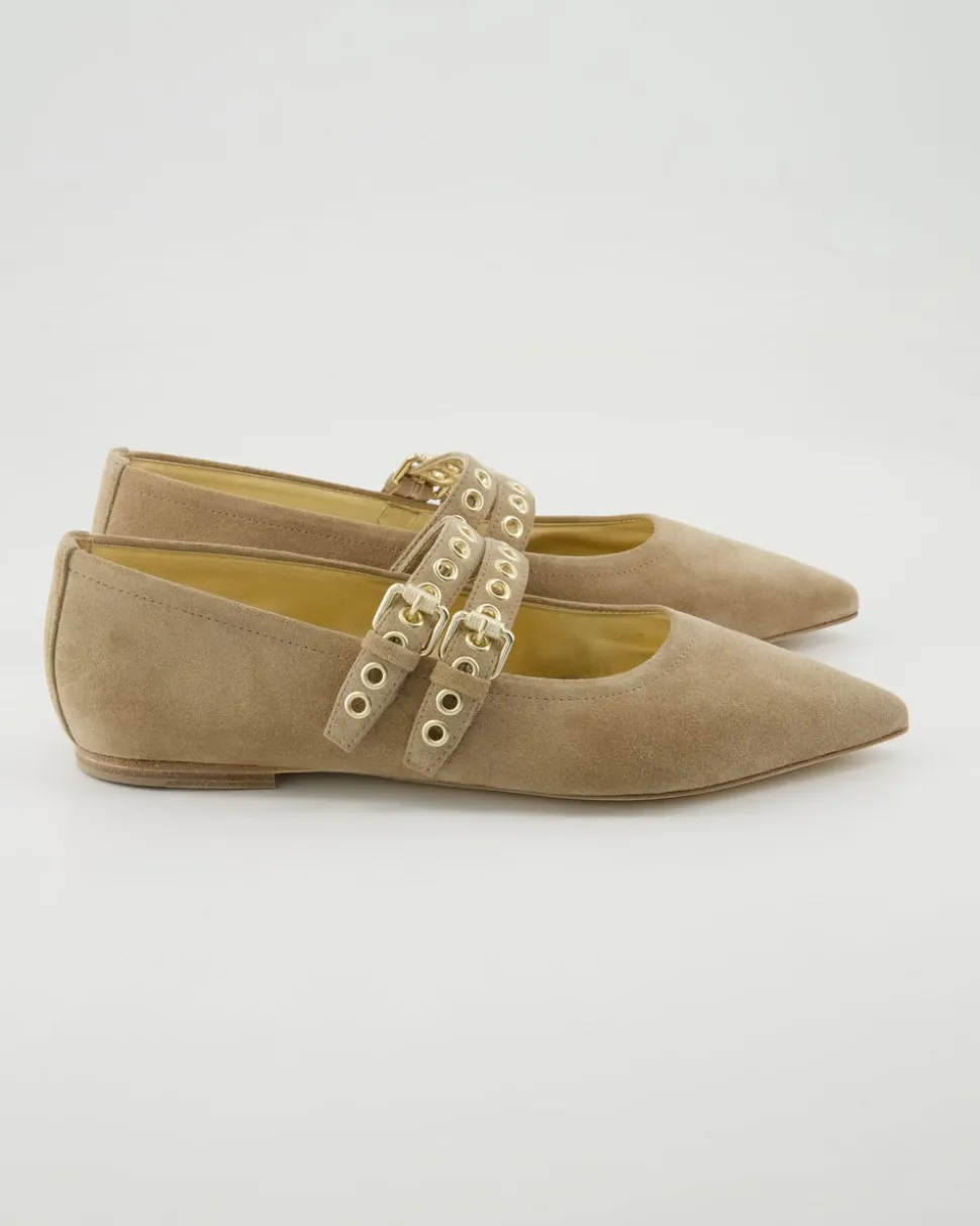 Greta Ballerinas in Beige