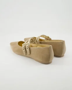 Greta Ballerinas in Beige