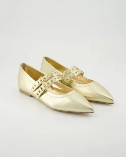 Greta Ballerinas in Gold
