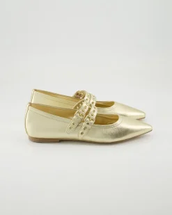 Greta Ballerinas in Gold
