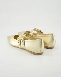 Greta Ballerinas in Gold