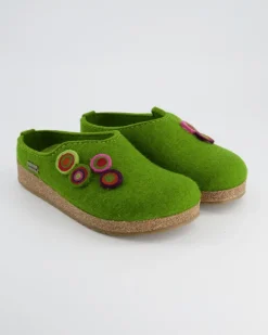 Grizzly Kanon Hausschuhe in Grün