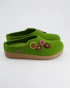 Grizzly Kanon Hausschuhe in Grün