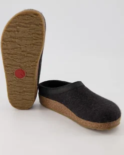 Grizzly Torben Hausschuhe in Schwarz