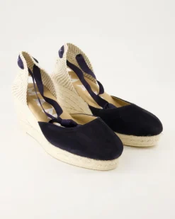 Hamptons Wedges in Blau
