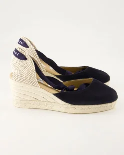 Hamptons Wedges in Blau
