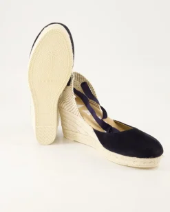 Hamptons Wedges in Blau