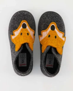 HAPPY OCTI Hausschuhe in Grau