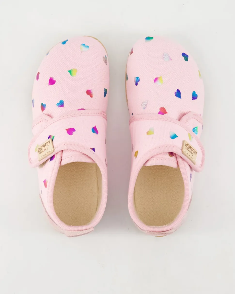 Hermi Herzchen Hausschuhe in Rosa