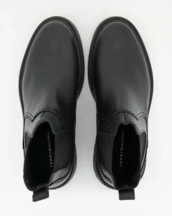 Hilfiger Comfort LWT LTH Chelsea Boots in Schwarz